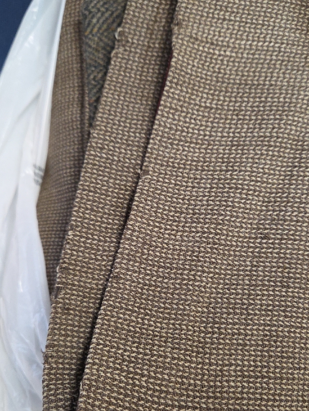 Mary Flanagan Wearable Art Brown Trench Coat with Tan Accents. Med - Picture 13 of 13